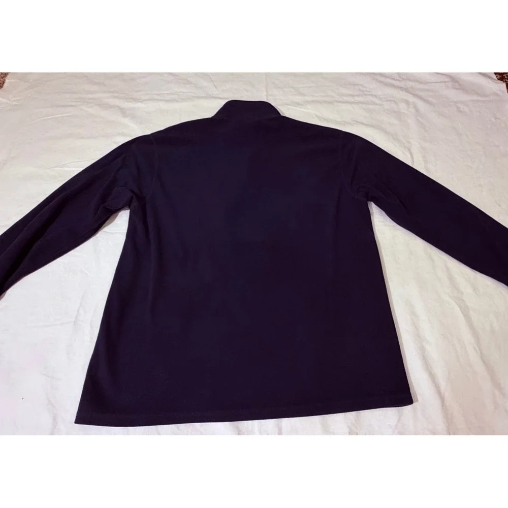 The North Face Men's XL Navy 1/4 Zip Fleece Pullover Chest Zip Pocket Jacket
